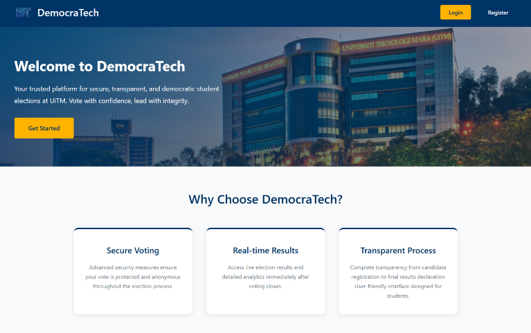 DemocraTech – Digital Voting System